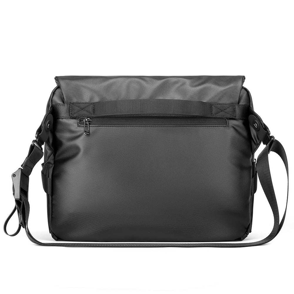 Bange Crossbody Messenger Bag for 12.9" iPad Pro, 13" Laptop and Tablet, rear view.