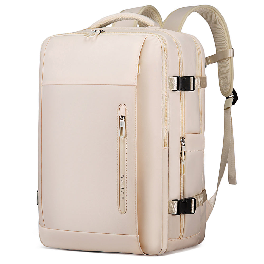 Bange TB-Large Travel Laptop USB Backpack Beige