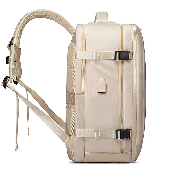 Buy Bange TB-Large Travel Laptop USB Backpack Beige