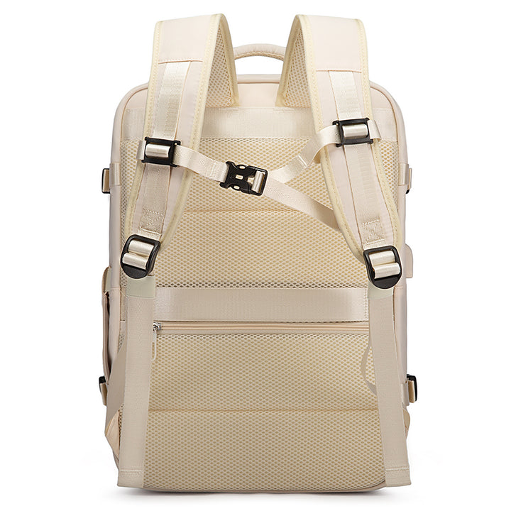 Buy Bange TB-Large Travel Laptop USB Backpack Beige