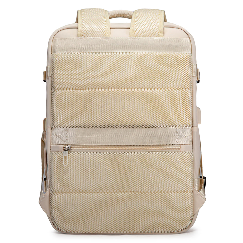 Bange TB-Large Travel Laptop USB Backpack Beige