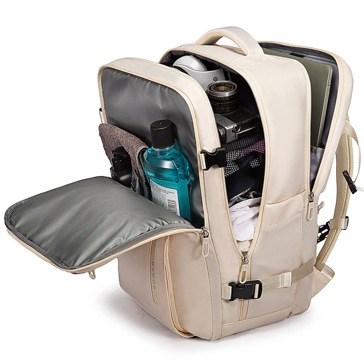 Buy Bange TB-Large Travel Laptop USB Backpack Beige