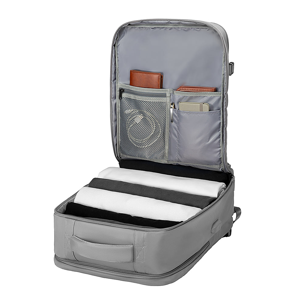 Bange TB-Large Travel Laptop USB Backpack Grey