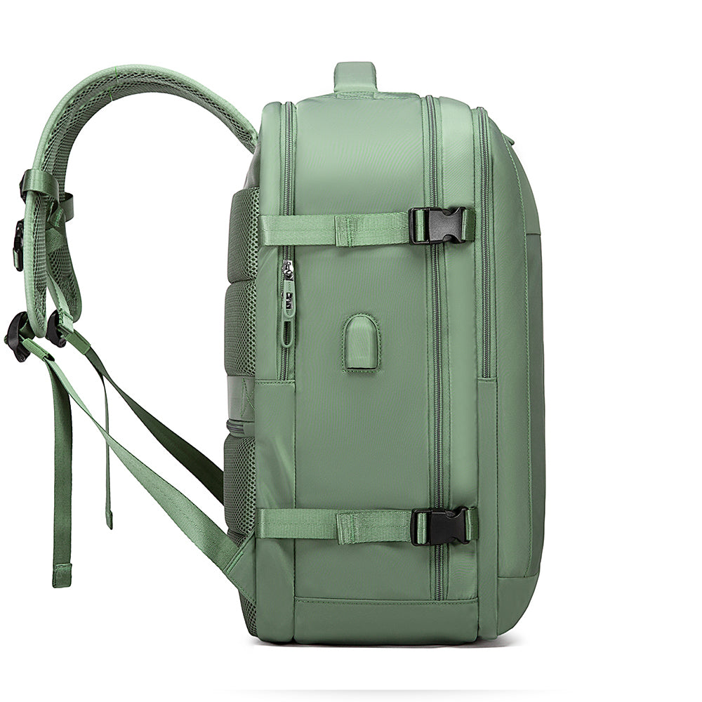 Bange TB-Large Travel Laptop USB Backpack Green