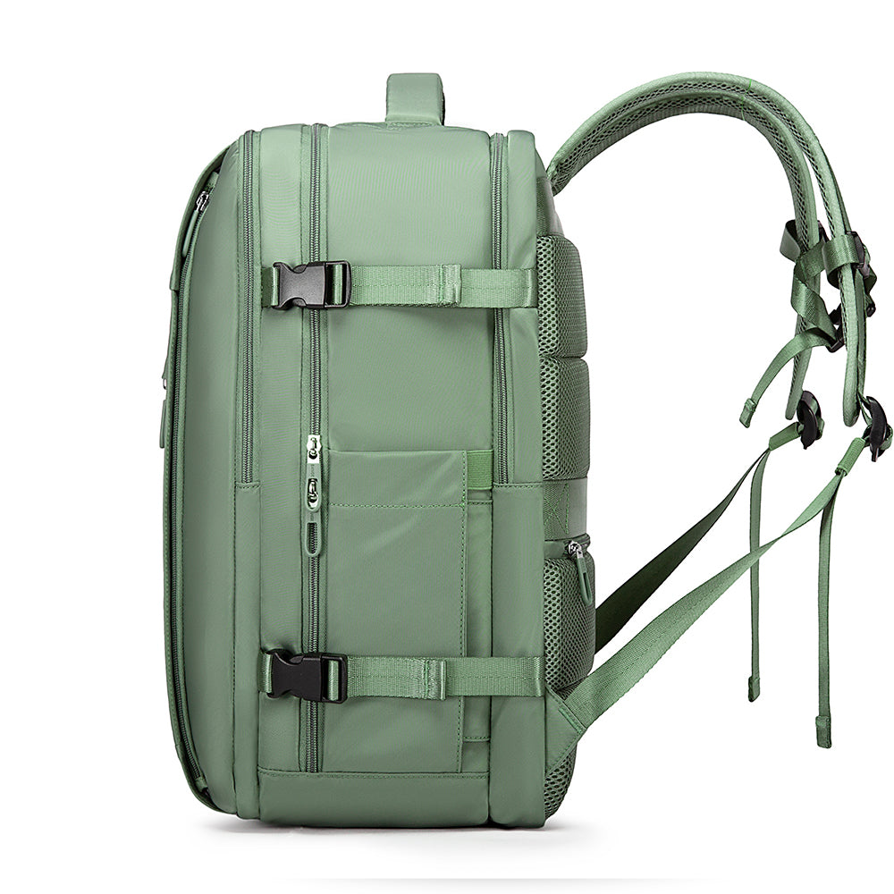 Bange TB-Large Travel Laptop USB Backpack Green