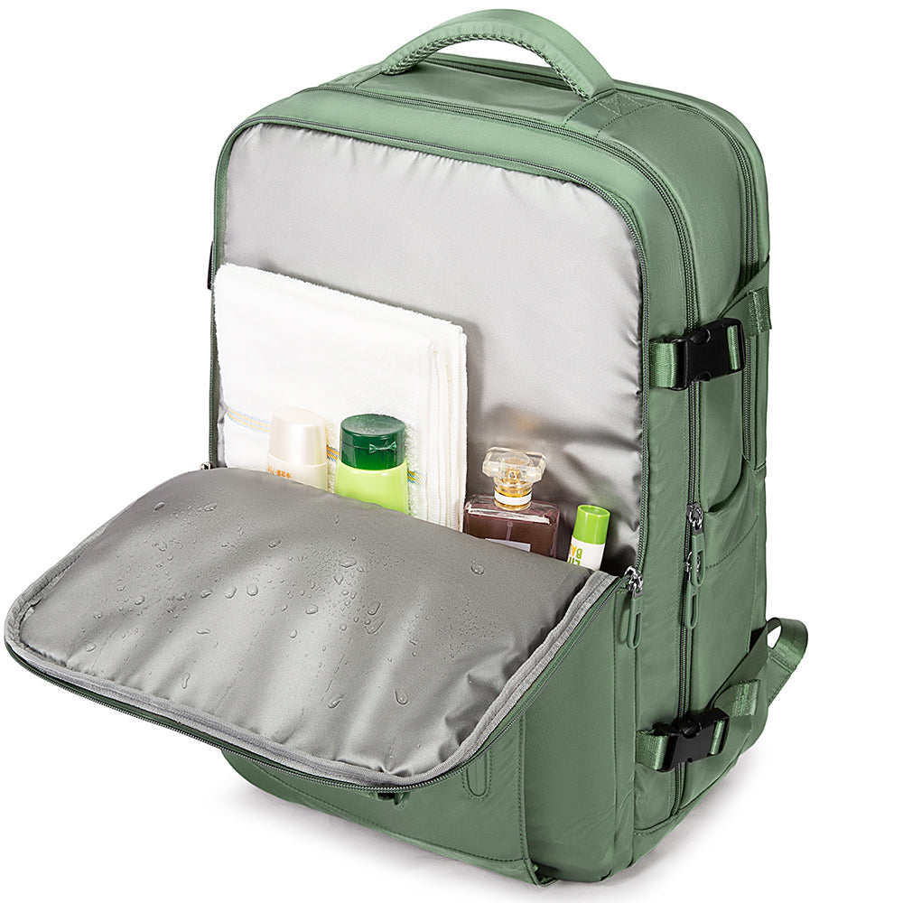 Bange TB-Large Travel Laptop USB Backpack Green