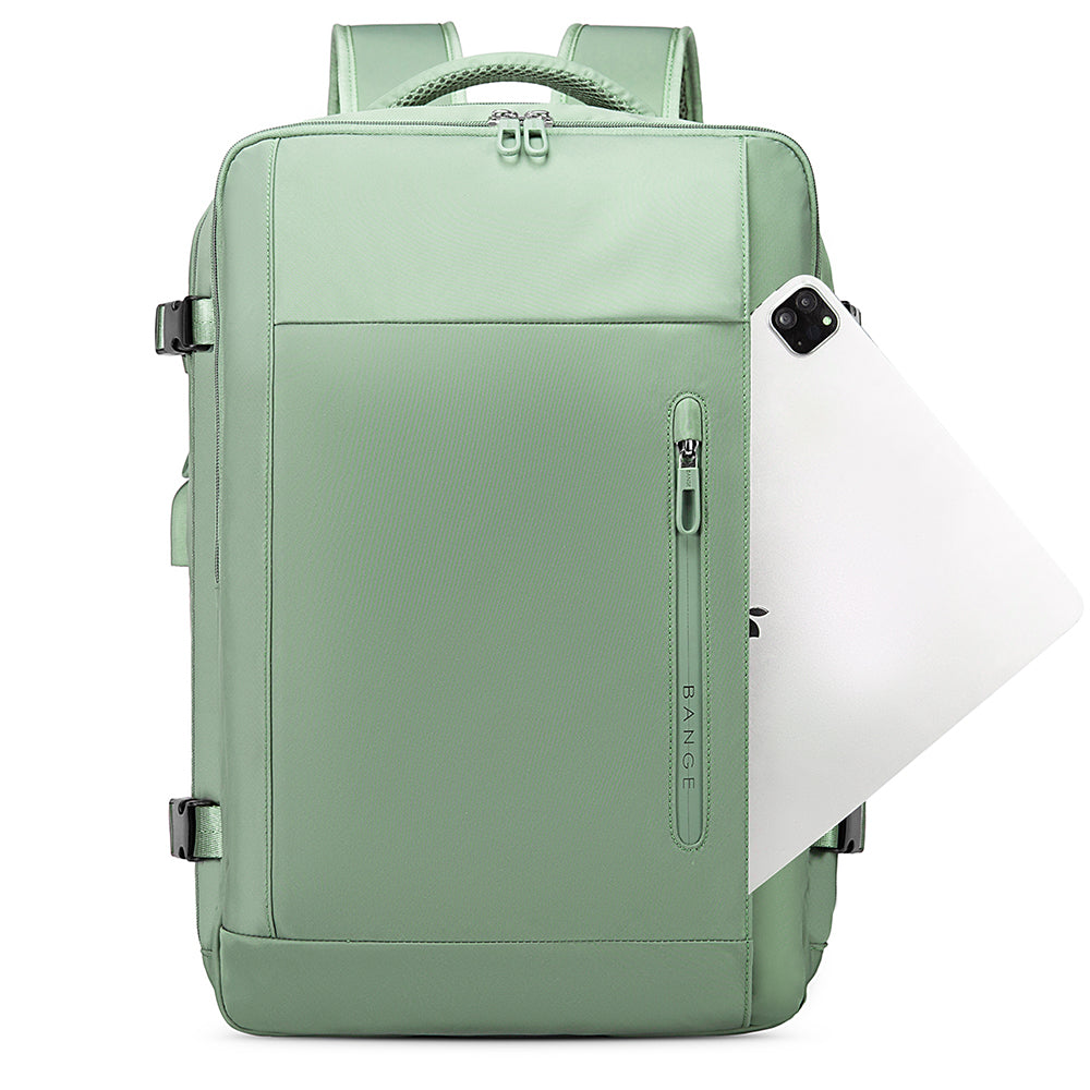 Bange TB-Large Travel Laptop USB Backpack Green