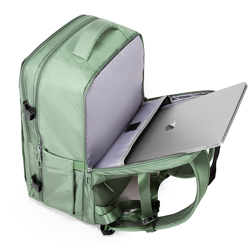 Bange TB-Large Travel Laptop USB Backpack Green