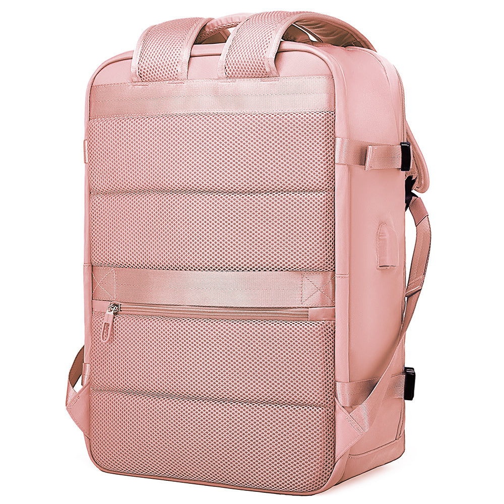 Bange TB-17 Travel Laptop USB Backpack Pink