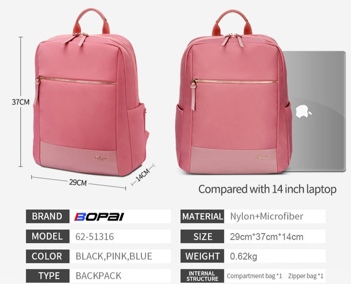 Buy Bopai City-S Laptop Backpack for women black